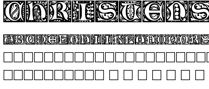 ChristensenCaps Regular font